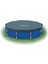 Yuvarlak Metal Çerçeve Havuz Örtüsü, Mavi, 4,6 M 1
