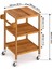 Masif Akasya,holger Mutfak Servis ARABASI,520X520X850 Mm,altın Tik 3