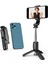Snapshot 2’si 1 Arada Bluetooth Selfie Stick – Kablosuz Uzaktan Kumandalı, 360° Döner Telefon Tutucu, Paslanmaz Çelik Gövde, Taşınabilir & Katlanabilir Tasarım | Q11 1