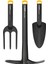 3 Parça Plastik Bahçe Seti, Kazma Kürek Tırmık, SGS3120 Model 1