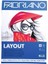 Fabriano Layout A4-75 Gr. Pürüzsüz ve Geçirimsiz Markör Kağıdı - Blok 3