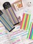 Sticky Notes Şeffaf Renkli Yapışkan Postit Not Kağıdı Etiketi Uzun Şeritler (Renk 6) 1
