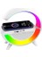 MD-G111 Beyaz RGB10W 1800MAH 10 Metre Mesafeli BLUETOOTH/TF/USB/15W Şarj Rgb Işıklı Speaker Masa Lambası Özelllikli Kablosuz Şarj Özellikli 1