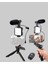 Profesyonel Vlog Çekim Kiti LED Işıklı Tripod Mikrofonlu Telefon Seti - BI001V-4YVRN0 2