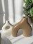 Modern Iskandinav Dekoratif Vazo Seti – Bej & Beyaz – Büyük Boy 20 cm + Küçük Boy 15 cm – Minimal Seramik Görünümlü Ev Dekor Obje 3