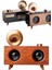 Gramafon Radyo Bluetooth Hoparlör Nostaljik Radyo Fm Radyo - BI001V-4YYF53 4