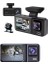 Sürüş ve Park Halinde Kesintisiz Güvenlik Için 3 Kameralı Profesyonel Dashcam - BI001V-4YVCZ 4