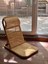 Rattan Yer Şezlongu Tatami Chair – Doğal El Işçiliği Katlanabilir Yer Koltuğu | Salon, Balkon, Teras Için Zemin Oturma Koltuğu 1