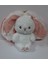 Meyveli Turuncu Havuç Yastık Olan Fermuarlı Tavşan Peluş Oyuncak 35 cm 5