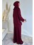 Kapüşonlu Tunik Pantolon Tesettür Ikili Takım P-00019332 3