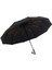 Siyah Renkli Tam Otomatik Katlanabilir Iç Içe Girebilen Şemsiye 3
