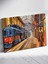 Tren Garı Modern Kanvas Tablo %100 Pamuk Dokulu Tuval Manzaralı Tablo 4