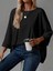 Kadın Truvakar Kollu Bisiklet Yaka Viskon Bluz 1