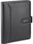 4530 Ajanda Tarihsiz Çizgili 17 x 24 cm Ajanda/defter Hesap Makineli Suni Deri Organizer, Siyah 5