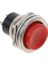 IC-180 Yuvarlak 16MM Kırmızı Metal Buton DS-212 1