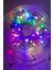 100 Metre 500 Ledli Rgb Ip LED Işık IP20 Iç Mekan Fonksiyonlu Şeffaf Kablolu Dekoratif LED Işık Yılbaşı Süsü 1