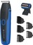 BHT6255 Wettech Body Hair Traş Makinesi, Mavi/siyah 1