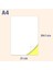 Nexup Label A4 Etiket Yapışkanlı | 100 Sayfa Adres Etiketi 210X297 mm - 100 Sayfa Çok Amaçlı 7