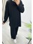 Magazin Merserize Kumaş Standart Beden Rahat Kalıp Tunik ve Bol Paça Pantolonlu Ikili Tesettür Takım 2