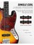 DJB-510D Jb-Style Bas Gitar (Sunburst) 3