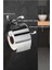 Delmeye Son Yapışkanlı Tuvalet Kağıtlığı Wc Kağıtlık Tutucu Krom YK-703 3