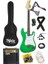AGE-80GR Amfili Full Elektro Gitar Seti 4/4 Yetişkin 39 Inç Green 1