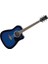 PF15ECE-TBS Elektro Akustik Gitar Şeffaf Mavi Sunburst 1