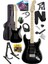 MAP-45BK-ST Siyah Elektro Gitar Seti Hss Manyetik Maple Klavye Strat Kasa 2