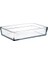 Pasabahce Borcam Premium Dikdörtgen Tepsi, 20 cm x 29 Cm, Şeffaf, 2.5 Litre 2
