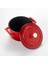 Metal Döküm Mini Tencere, 10 Cm, 0.35 L Hacim, Kırmızı 2