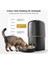PF02 Akıllı Kedi Köpek Otomatik Mama Kabı, Tuya App-Wifi Uzaktan Kontrol, 4lt Hazne, Metal 5