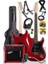 RPH30RD-25AMP Red Elektro Gitar Seti 25 Watt Gain'li Şarjlı Amfi ve Full Set 1