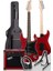 RPH30RD-25AMP Red Elektro Gitar Seti 25 Watt Gain'li Şarjlı Amfi ve Full Set 2