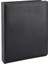 534S A4 Suni Deri Sırt 4 cm 2 Halkalı Elite Klasör, Siyah, A4 1