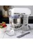 Moderna Mutfak Şefi Beyaz Gri 1589/01 - Döküm Gövde, Planet Mikser Yoğurma Makinesi, 1600 7