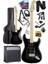 MAP-45BK-30AMP 30W Bt Amfili Siyah Elektro Gitar Seti Hss Manyetik Maple Klavye Strat Kasa 2