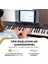 Melody 61 Başlangıç Seviyesi Piyano Elektronik Org Klavye, 61 Tuş, Hoparlör, Stand, Bank 2