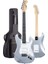 RPH-30SL-ST Gül Klavye Silver Strat Kasa Sss Elektro Gitar Seti 3