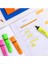 Marking Flat Higlighter Fosforlu Kalem 4'lü Blister, 4 Renk (Sarı, Turuncu, Pembe, Yeşil), Su 5