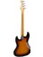 SJB62C+/3TS Tortoise Shell Pickguard Bas Gitar, 3-Tone Sunburst 2