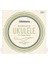 D'addario EJ87S Ukulele Tel Seti, Soprano, Titanium, Warm Bright T 2
