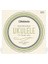 D'addario EJ87S Ukulele Tel Seti, Soprano, Titanium, Warm Bright T 6