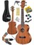TN-26M Set Maun Tenör Ukulele (Softcase Capo Metod Nota Sticker Askı Pena) 2
