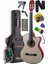 CG-390NT-XBAG Klasik Gitar 4/4 Sap Ayarlı Kesik Kasa (Çanta Tuner Askı Capo Metod Pena) 1