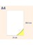 Nexup Label A4 Etiket Yapışkanlı | 100 Sayfa Adres Etiketi 210X297 mm - 100 Sayfa Çok Amaçlı 3