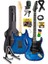 GLC-40BL Profesyonel Elektro Gitar Mavi (Stand Gigbag Askı Capo Tuner Pena Kablo Yedek Tel) 1