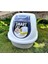 Smart Kapalı Kedi Tuvaleti - Gri 53 cm 3