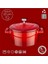 Metal Döküm Mini Tencere, Trendy, 10 Cm, 0.35 L Hacim, Kırmızı 4