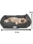 Canpati Kedi Yatağı, Küçük Irk Köpek Yatağı 55 cm x 40 cm Antrasit Renk 2