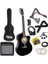 RG-560BK-AMP Siyah Amfili Elektro Akustik Gitar Full Set 4